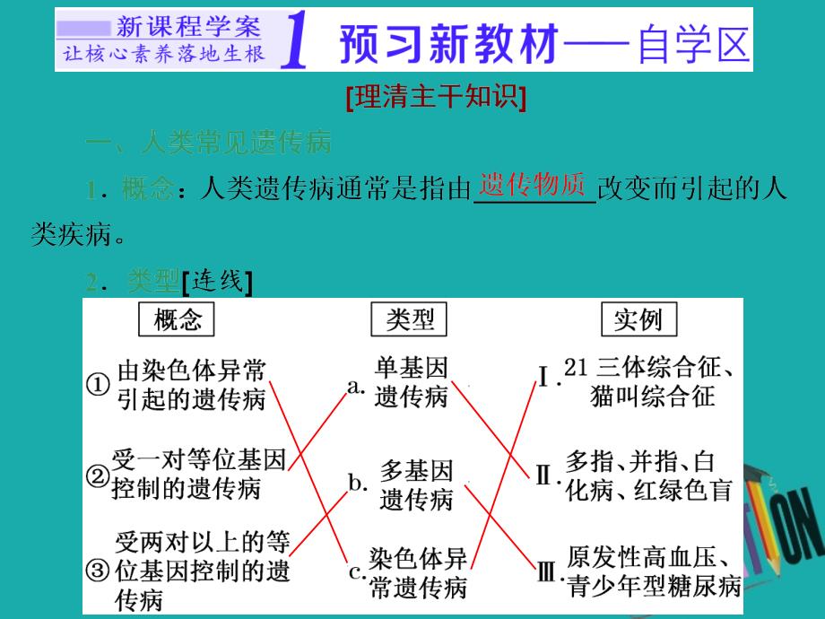 新教材高中生物第5章基因突变及其他变异第3节人类遗传参件 人教版必修2_第4页