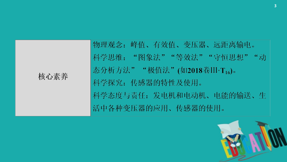 通用版2021版高考物理大一轮复习第11章交变电流传感器第1节交变电流的产生及描述课件6_第3页