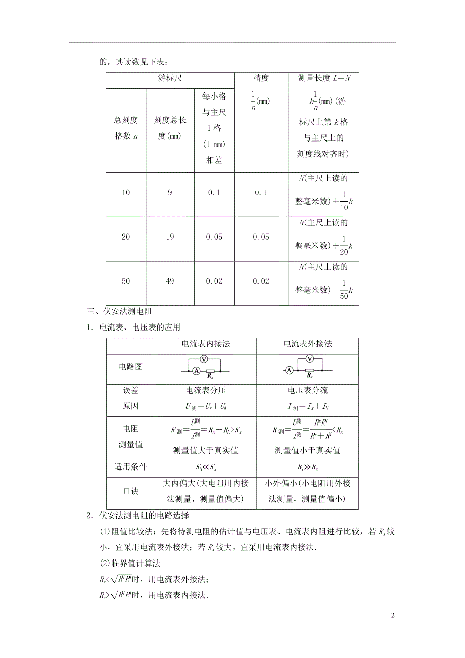 高考物理大一轮实验七测定金属的电阻率练习使用螺旋测微器选修31.doc_第2页