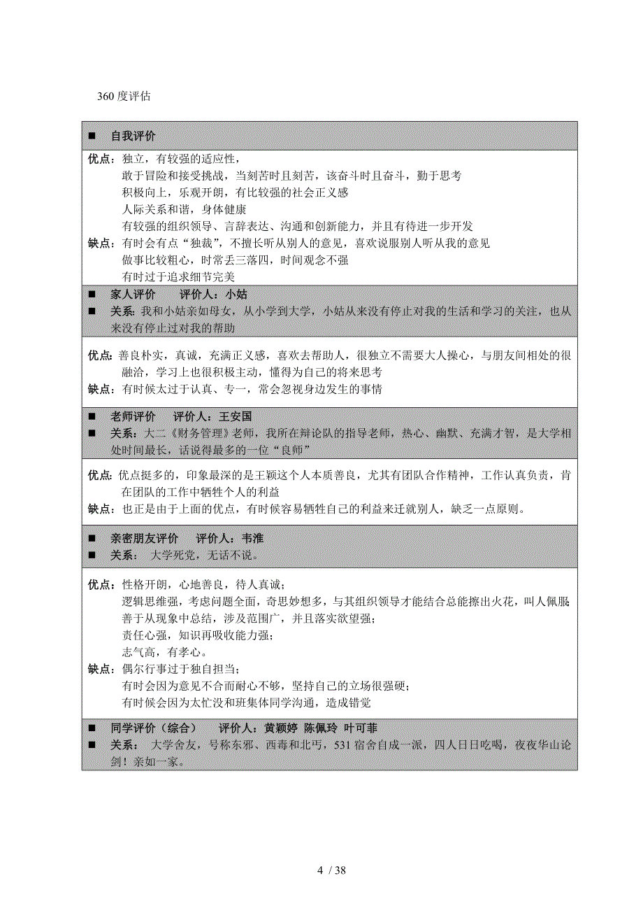 王颖的职业生涯规划书_第4页