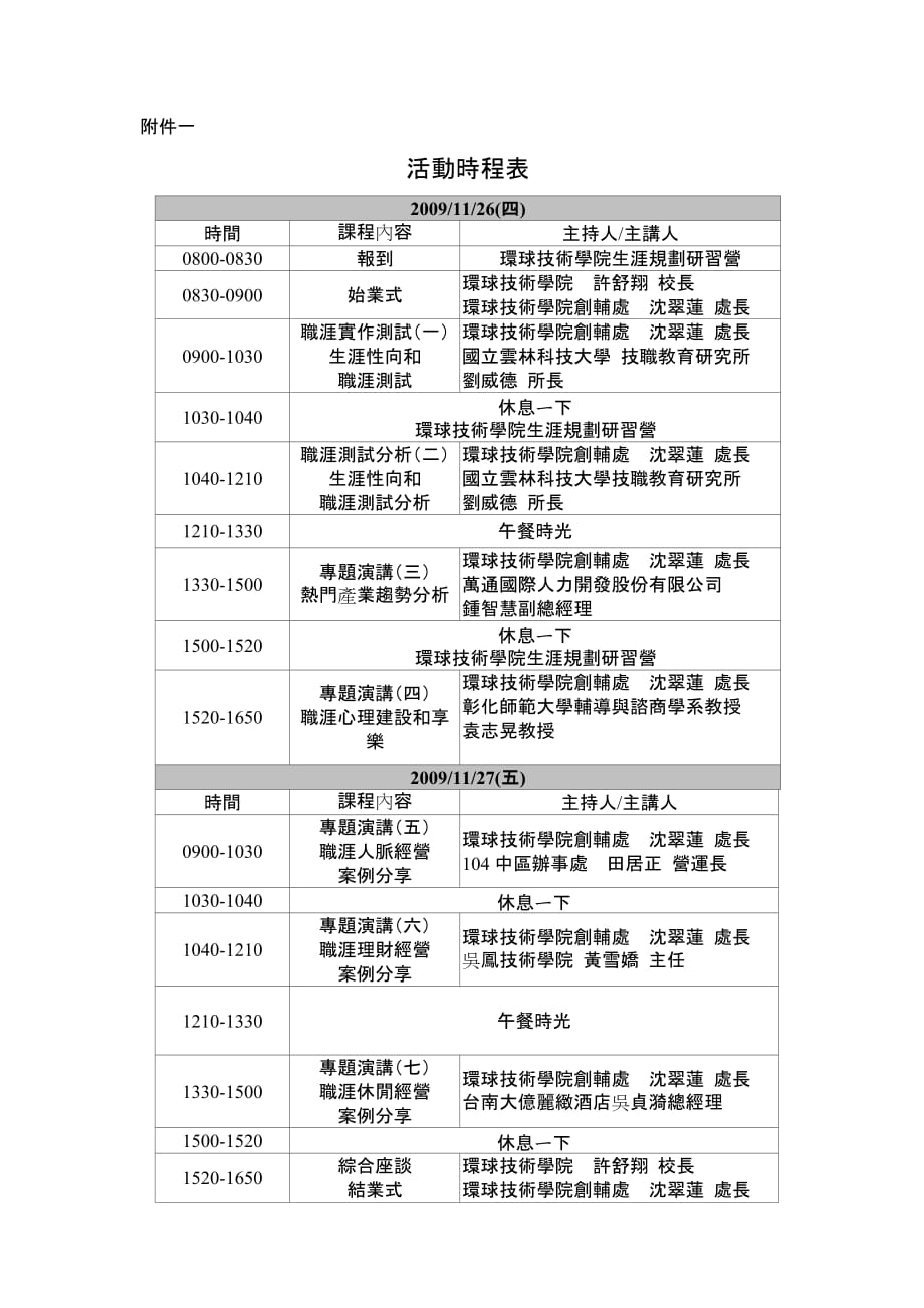 生涯规划研习讲座职涯好礼易手包活动企划书_第2页