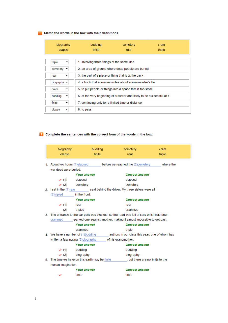 新标准大学英语综合教程3-U1-U10教学平台答案培训资料_第4页