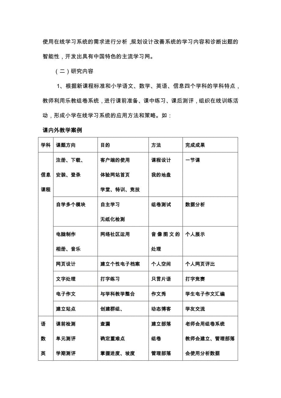 基于CS架构的小学在线学习系统的设计与应用研究方案论文_第5页