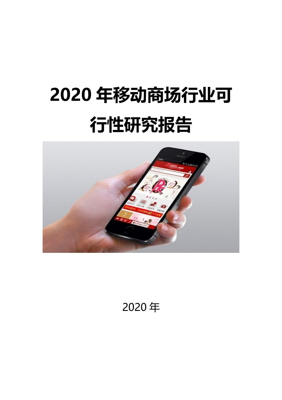 2020移动商场行业可行性研究报告_第1页