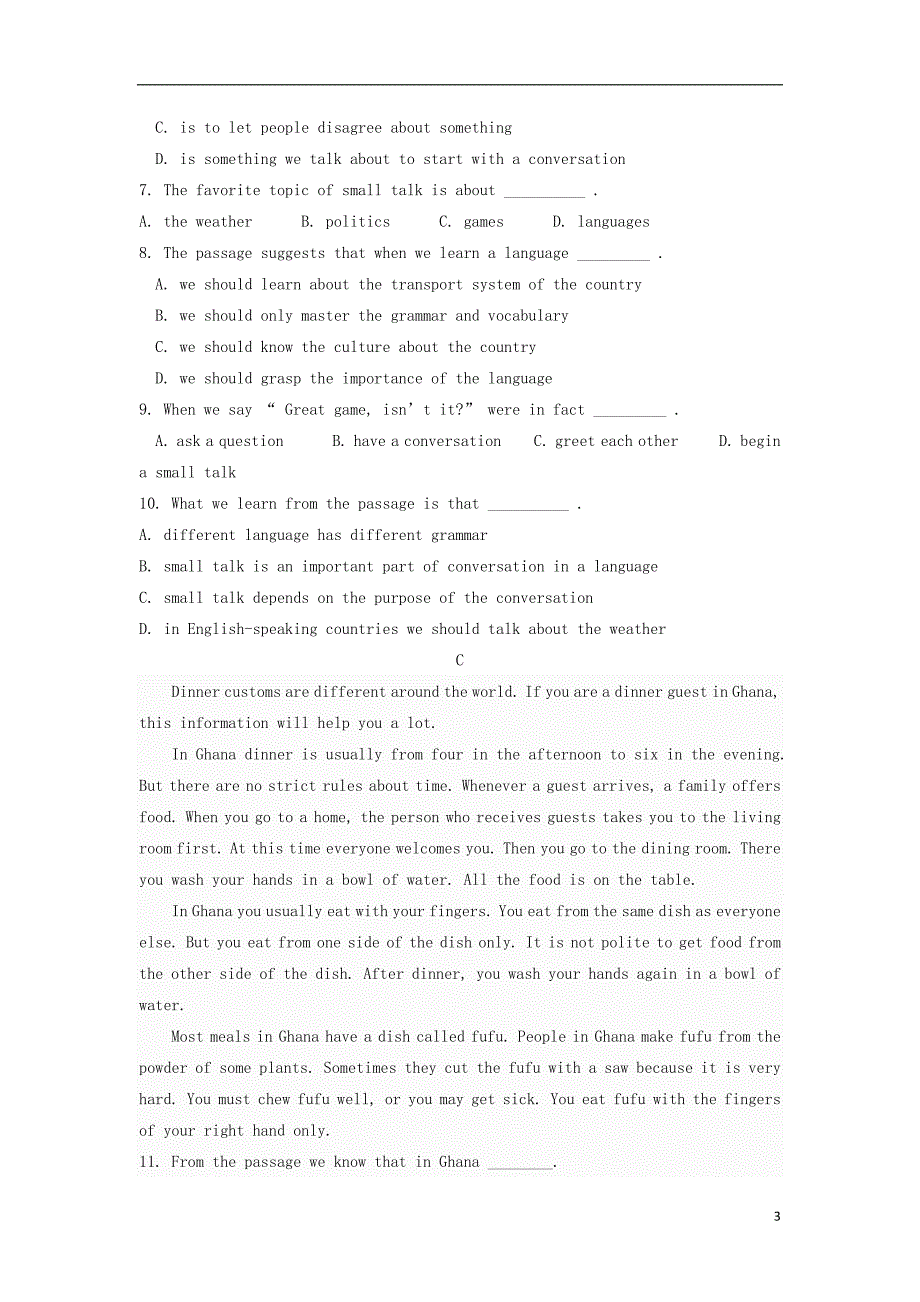 甘肃静宁一中高一英语中期新人教.doc_第3页