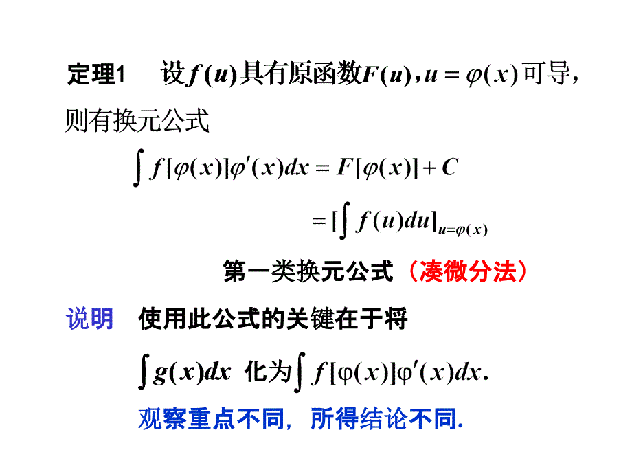 不定积分换元法积分技巧ppt课件_第4页