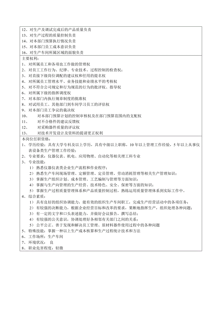 （岗位职责）部门负责人岗位职责及任职资格(2)_第3页