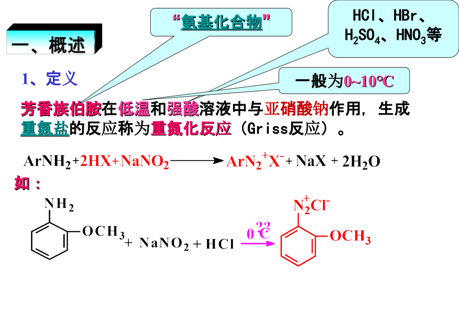 第八章 重氮化和重氮盐的反应ppt课件_第4页