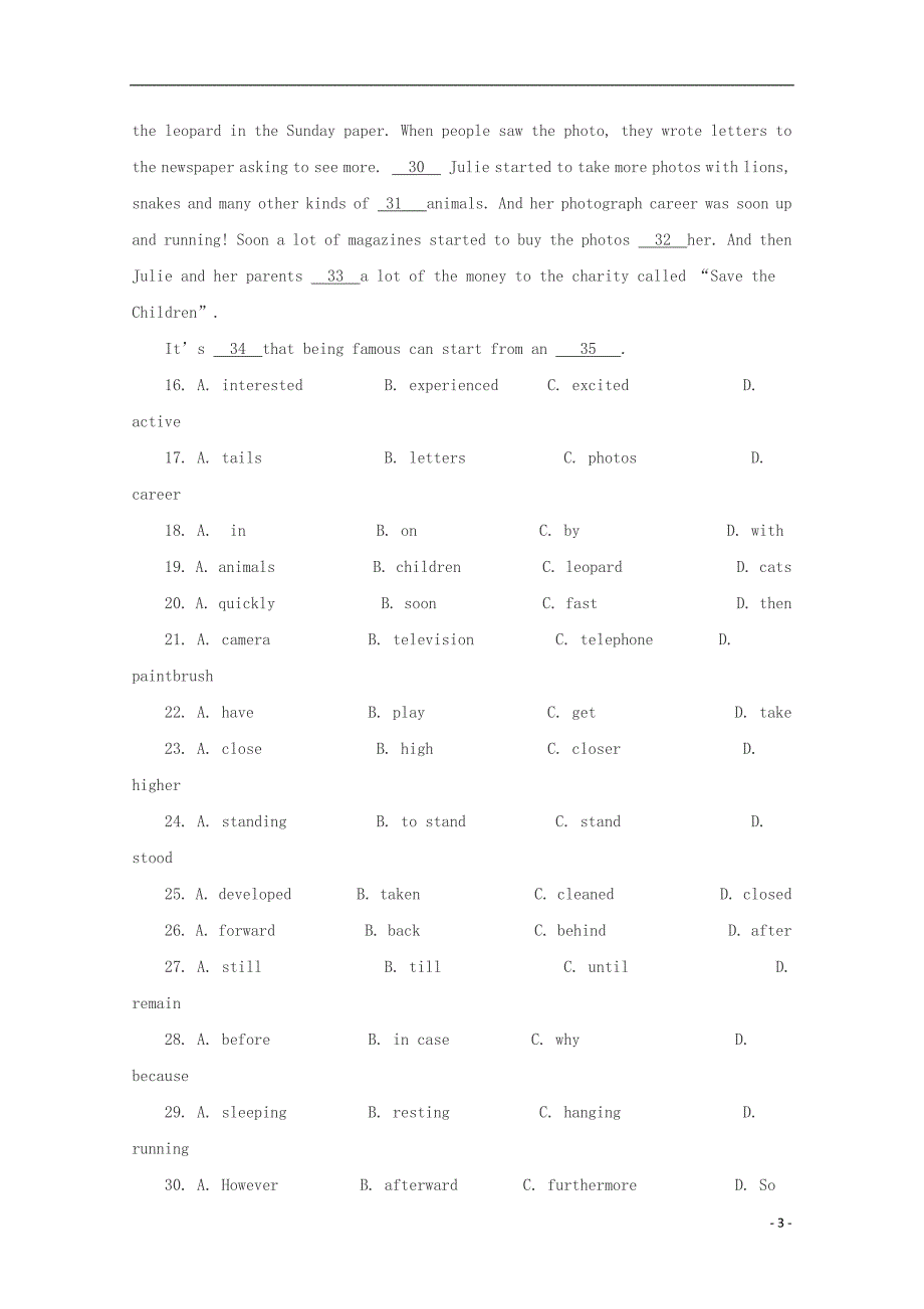 江苏连云港东海高二英语第二次月考.doc_第3页