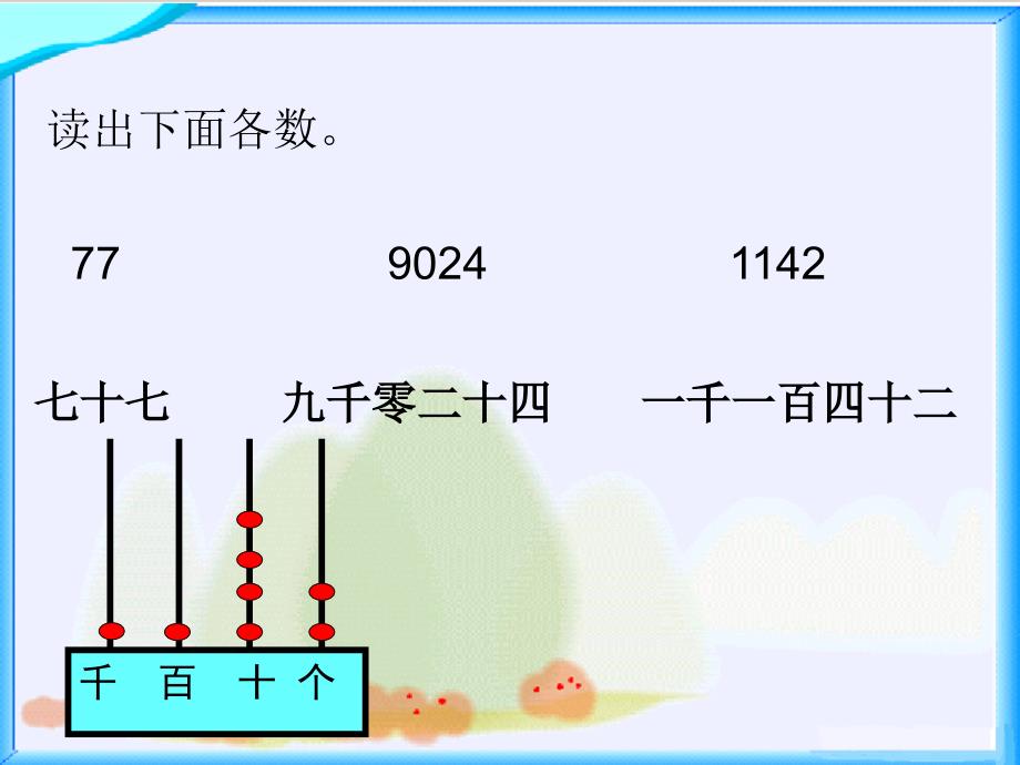 小学四年级上学期数学《认识整万数》优质课课件、北师大《小数除法》复习_第3页