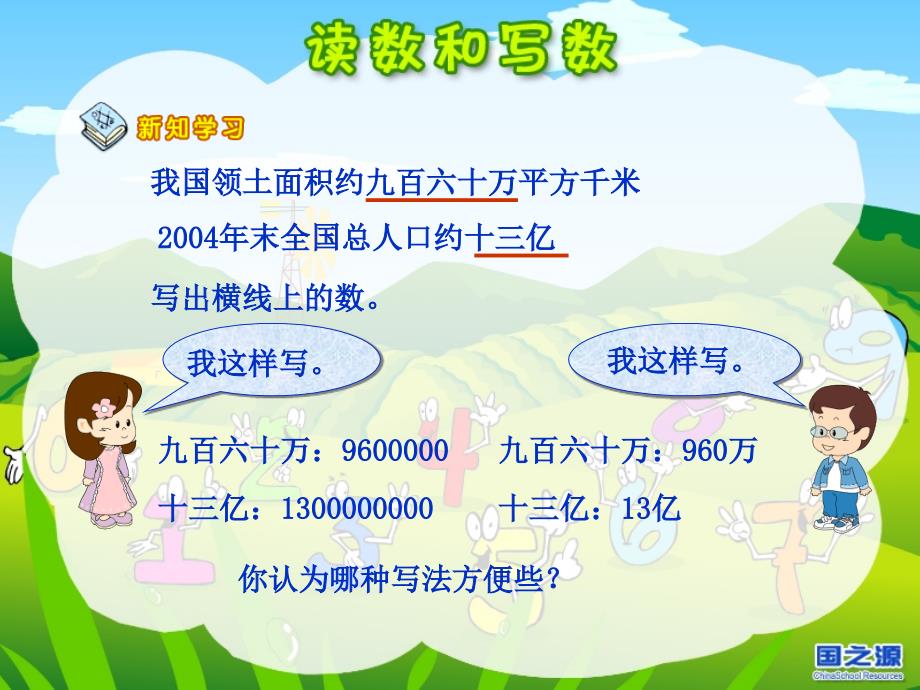 精品数学课件读数和写数a、北师大《小数除法》复习_第4页