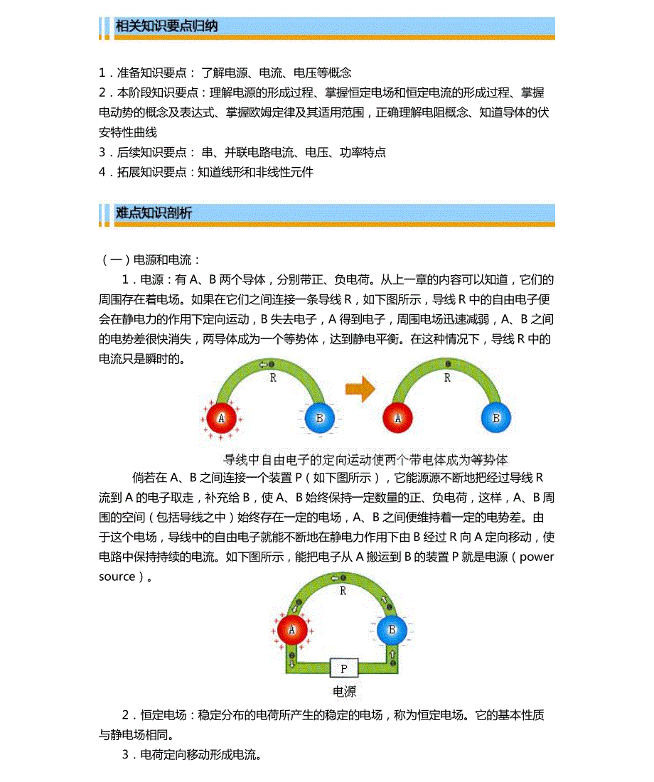 天津第一中学高中物理第二章第13节电源和电流复习资料pdf选修31.pdf_第2页