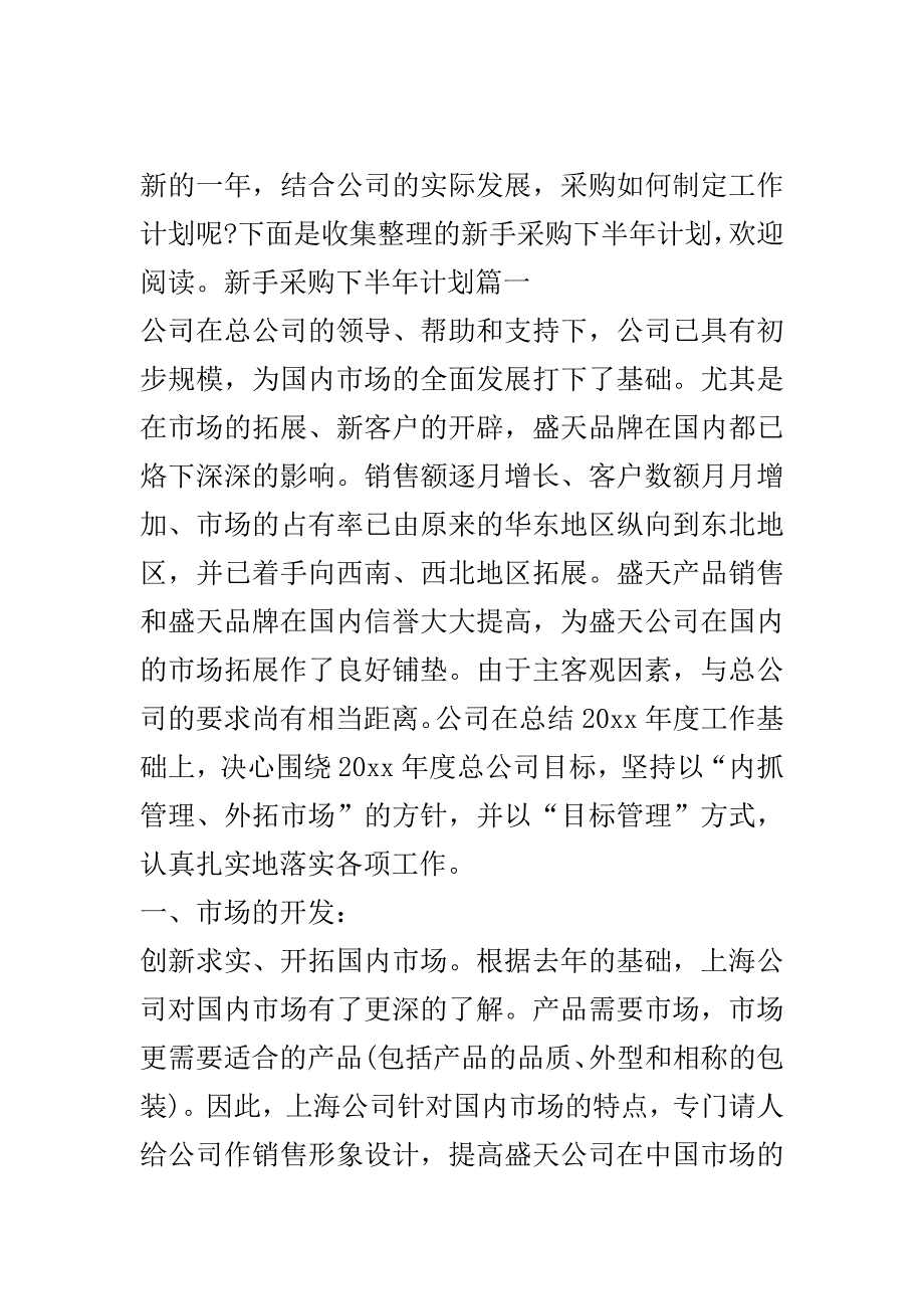 新手采购下半年计划..doc_第2页