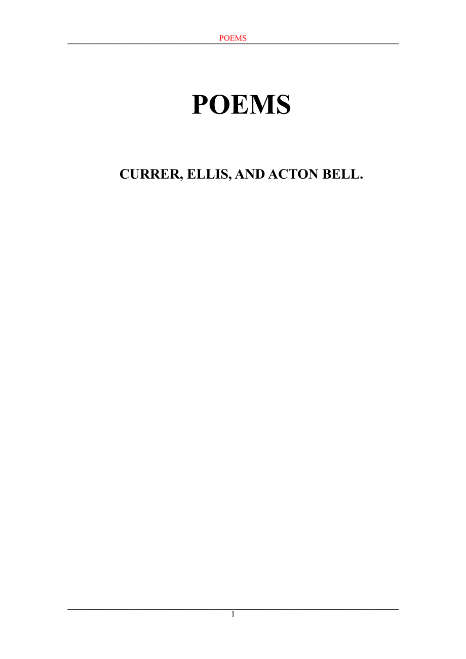高中英语名著Poems勃朗特姆姐妹诗集阅读素材pdf.pdf_第1页