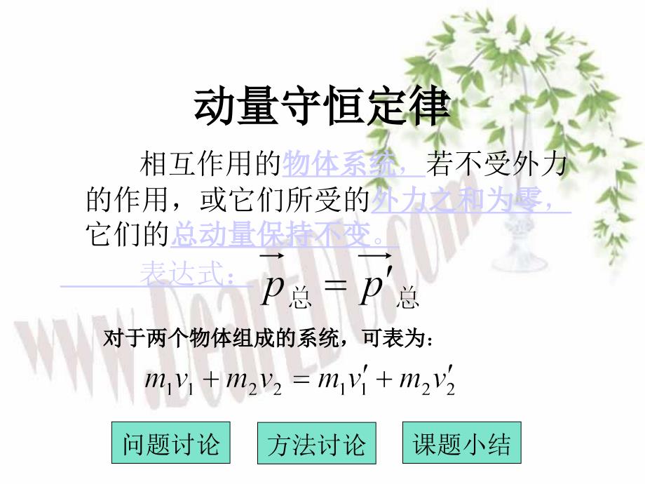 动量守恒高三物理复习.ppt_第3页