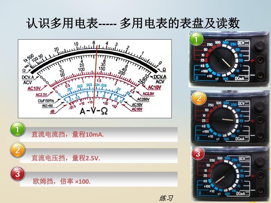 辽宁北票高中物理第2章恒定电流2.9实验：练习使用多用电表选修31.ppt_第4页