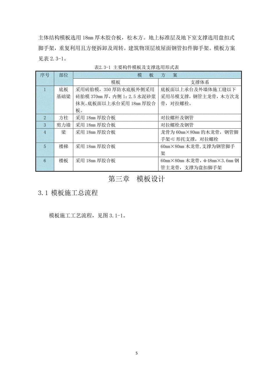 （建筑施工工艺标准）模板工程施工专项方案(快速架)_第5页