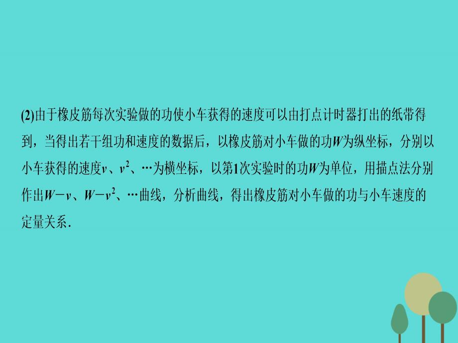 优化探究高三物理一轮复习第5章机械能实验5探究动能定理 1.ppt_第4页