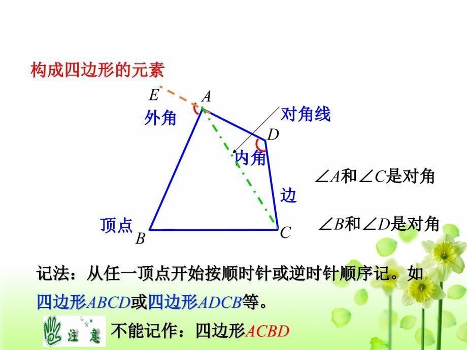 浙教版2020初中数学八年级下册第4章平行四边形4.1多边形教学课件_第5页