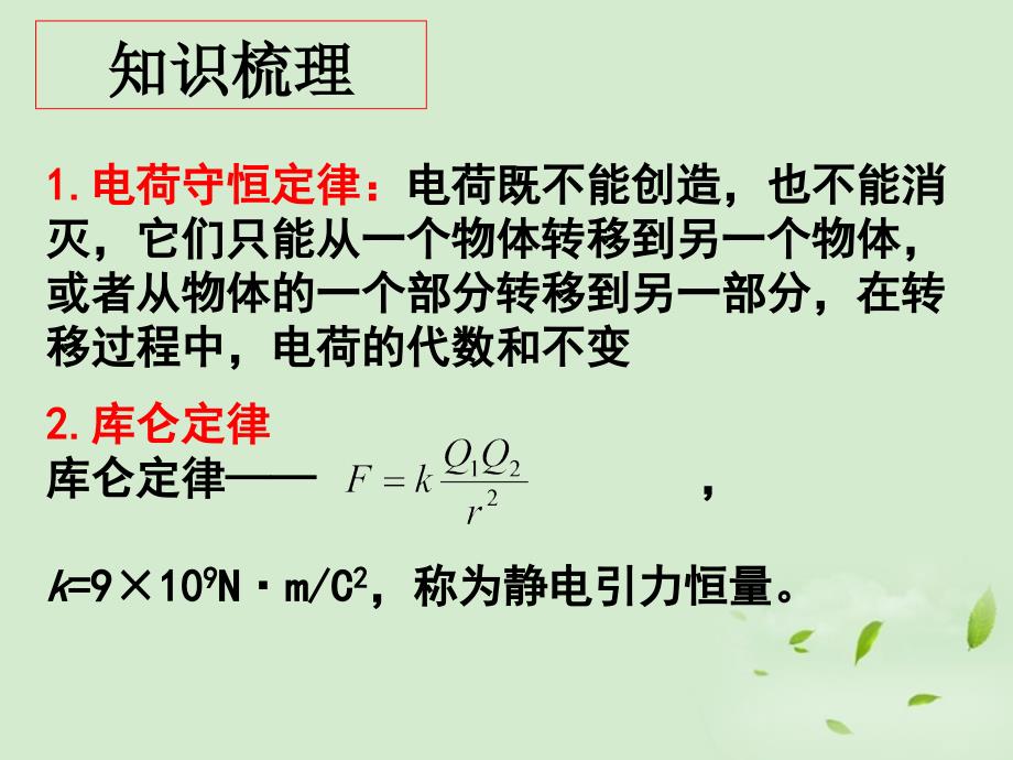 浙江温州龙湾中学高一物理静电场复习.ppt_第3页