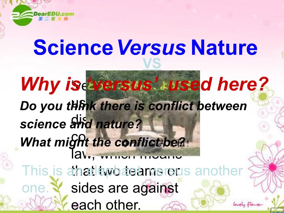 高中英语unit3scienceversusnaturewelcome牛津译林必修5.ppt_第2页