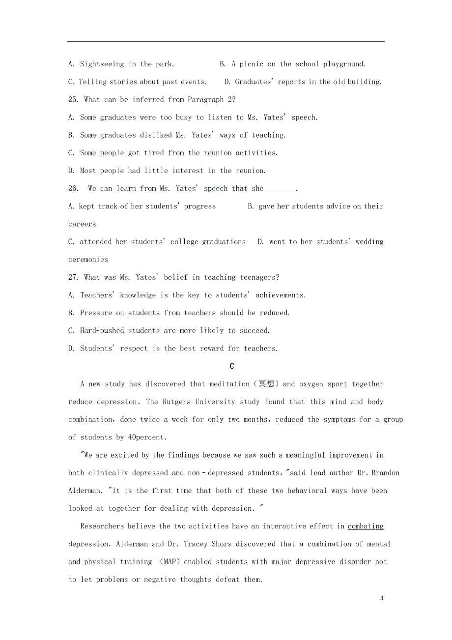 江西赣州信丰高三英语暑假周练二.doc_第3页