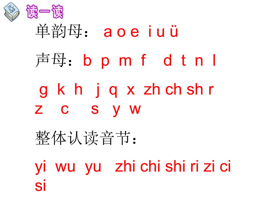 (赛课课件）一年级上册语文拼音 zh ch sh r 人教_第3页