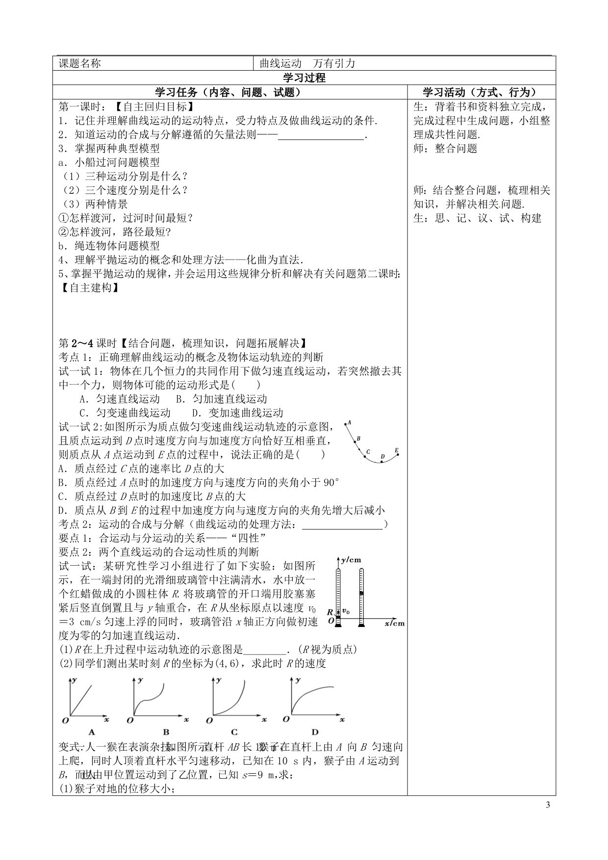 重庆开中学高考物理一轮复习 第5 6 7周 课程纲要和导学案.doc_第3页