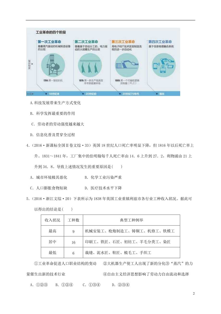 内蒙古开鲁蒙古族中学高一历史第三次周测.doc_第2页