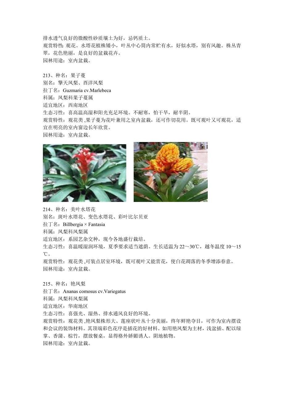 （园林工程）常见园林植物(广东省)_第5页