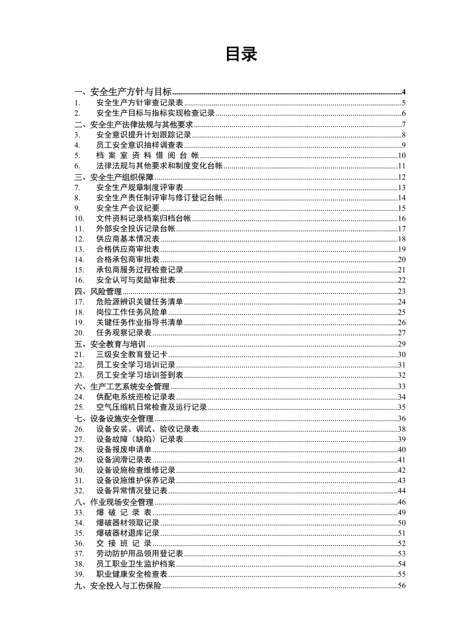 （安全生产）2020年安全生产标准化表格汇编_第2页