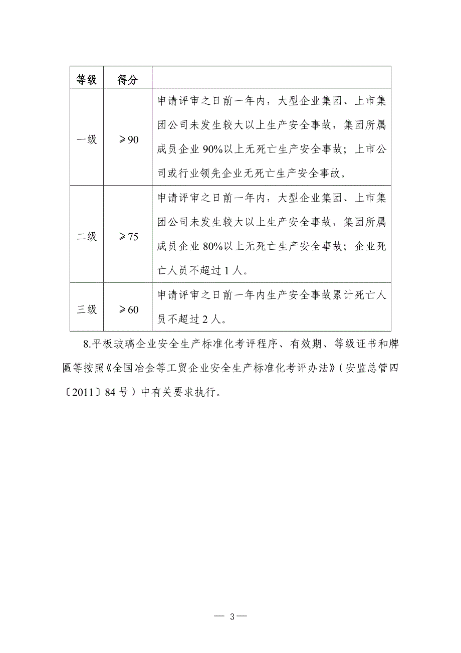 （安全生产）2020年建筑卫生陶瓷企业安全生产标准化评定标准的通知_第3页