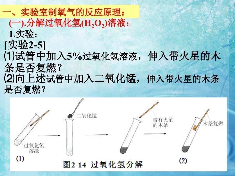 【人教版】九年级化学上册第2单元：课题3-制取氧气教学提纲_第5页