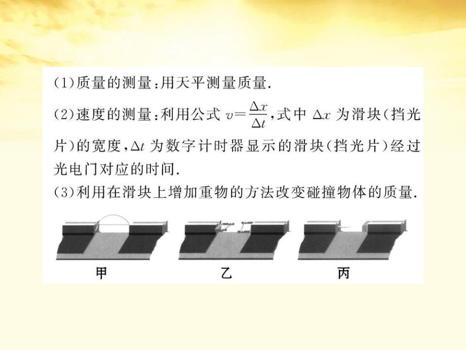 高中物理 16.1 实验：探究碰撞中的不变量 选修35.ppt_第4页