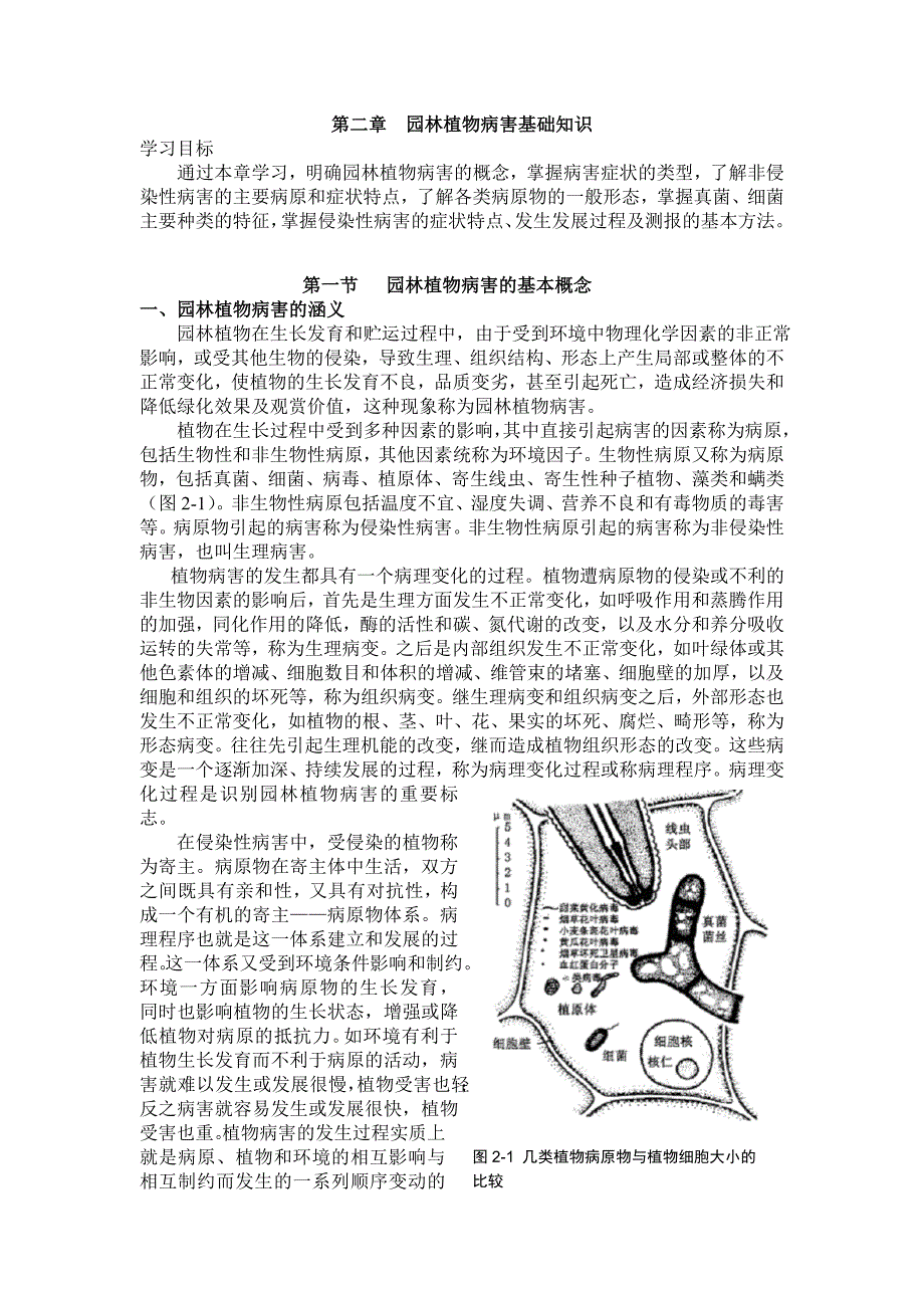 （园林工程）园林植物病害基础知识_第1页