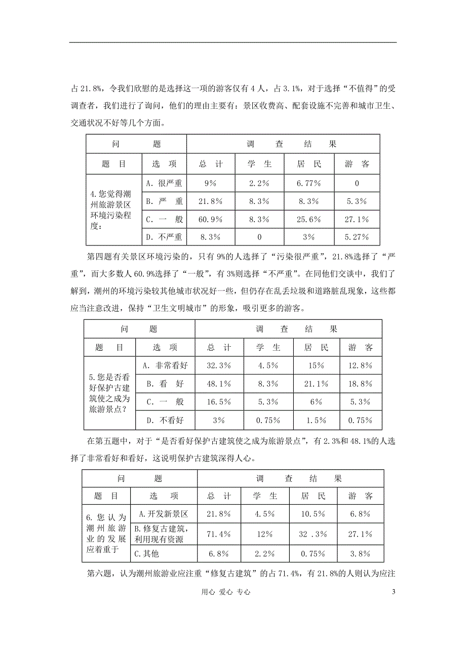 高中历史 学生研究性学习成果潮州古建筑的保护和旅游业的发展素材.doc_第3页