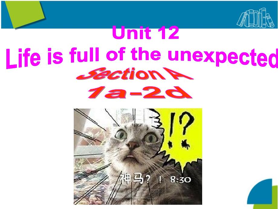 Unit_12_Life_is_full_of_the_unexpectedSectionA复习课程_第1页