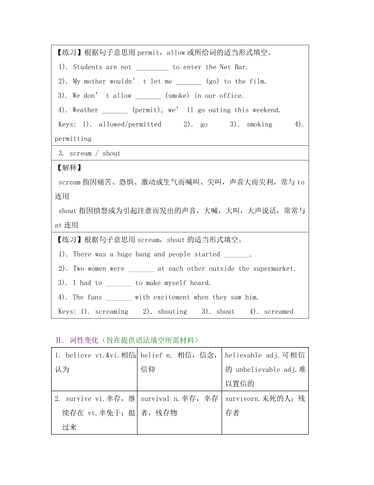 山东省郓城县实验中学高中英语 Unit3 The Million Pound Bank Note复习学案 新人教版必修3_第4页