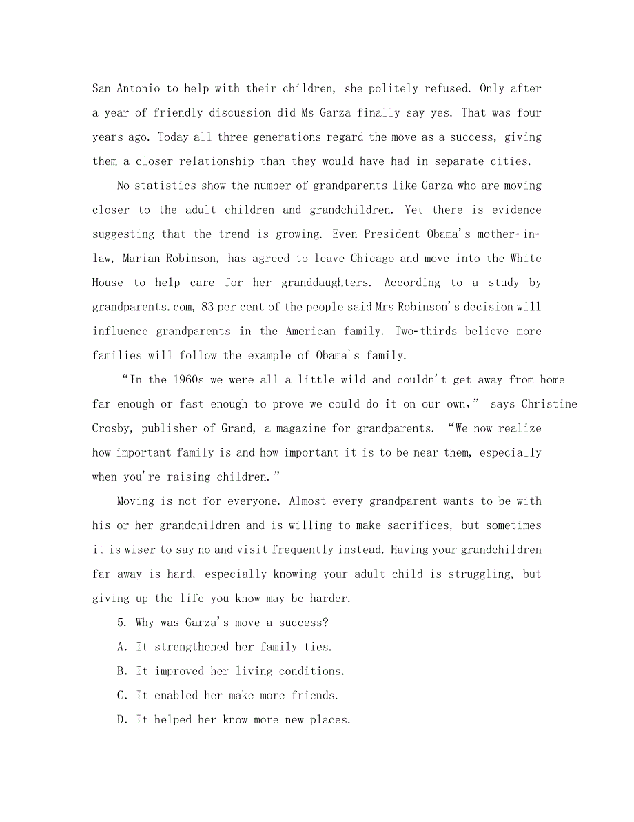 内蒙古正镶白旗察汗淖中学2020届高三英语上学期第一次月考试题（无答案）_第3页