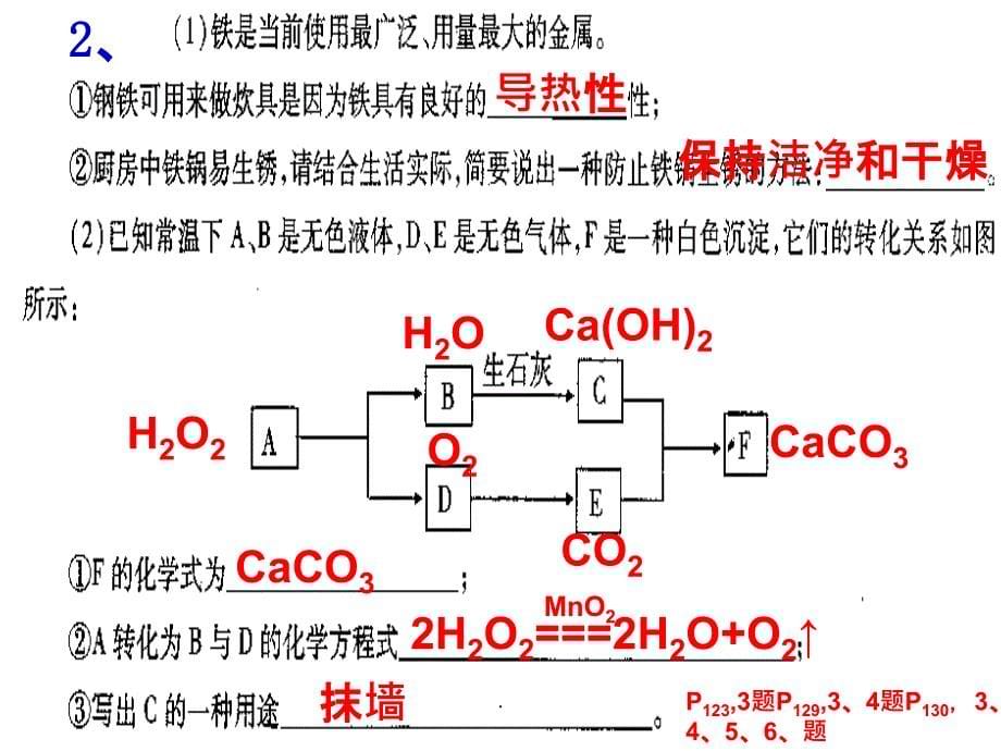 九年级中考化学推断题复习ppt课件_第5页