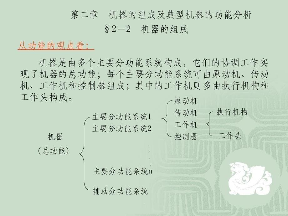 机器的组成及典型机器的功能分析ppt课件_第5页