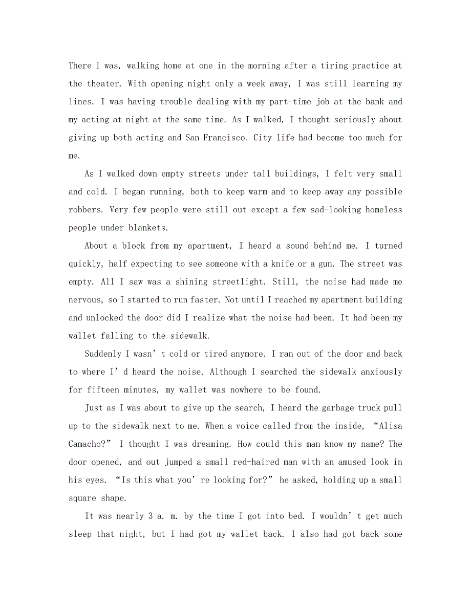 广东省深圳市高级中学2020届高三英语上学期12月模拟考试试题（含解析）_第4页