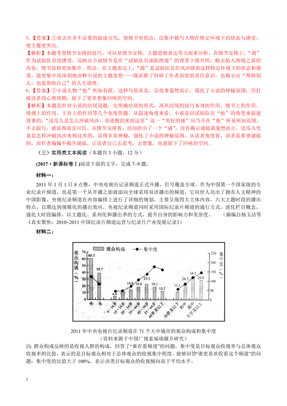 2017年全国卷Ⅰ语文逐题详解研究报告_第4页