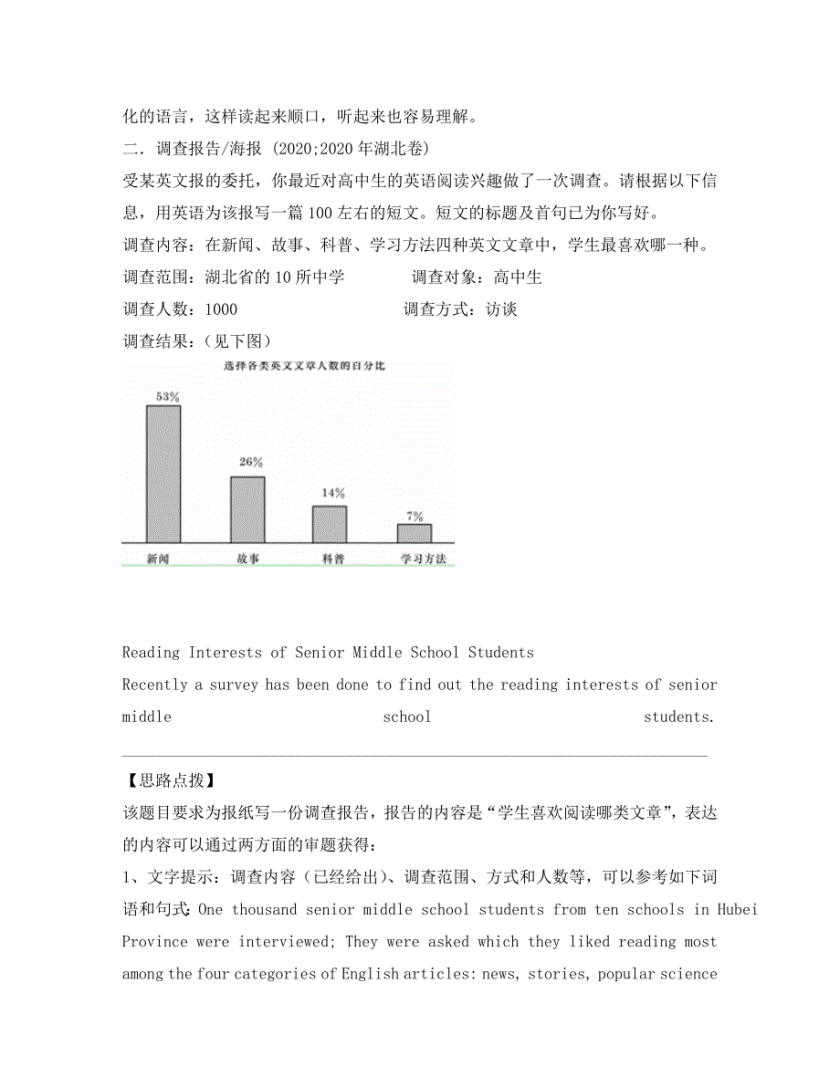 2020届高考英语 考前冲刺精选专题资料汇编书面表达（一）_第4页