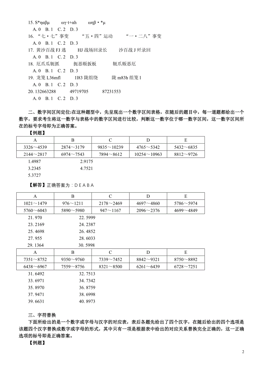 （职业规划）天津行政职业能力测验真题二_第2页