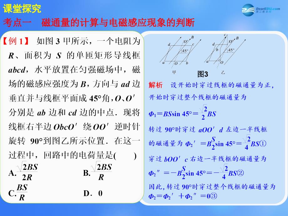 高考物理大一轮复习 第九章 第1课时电磁感应现象　楞次定律.ppt_第3页