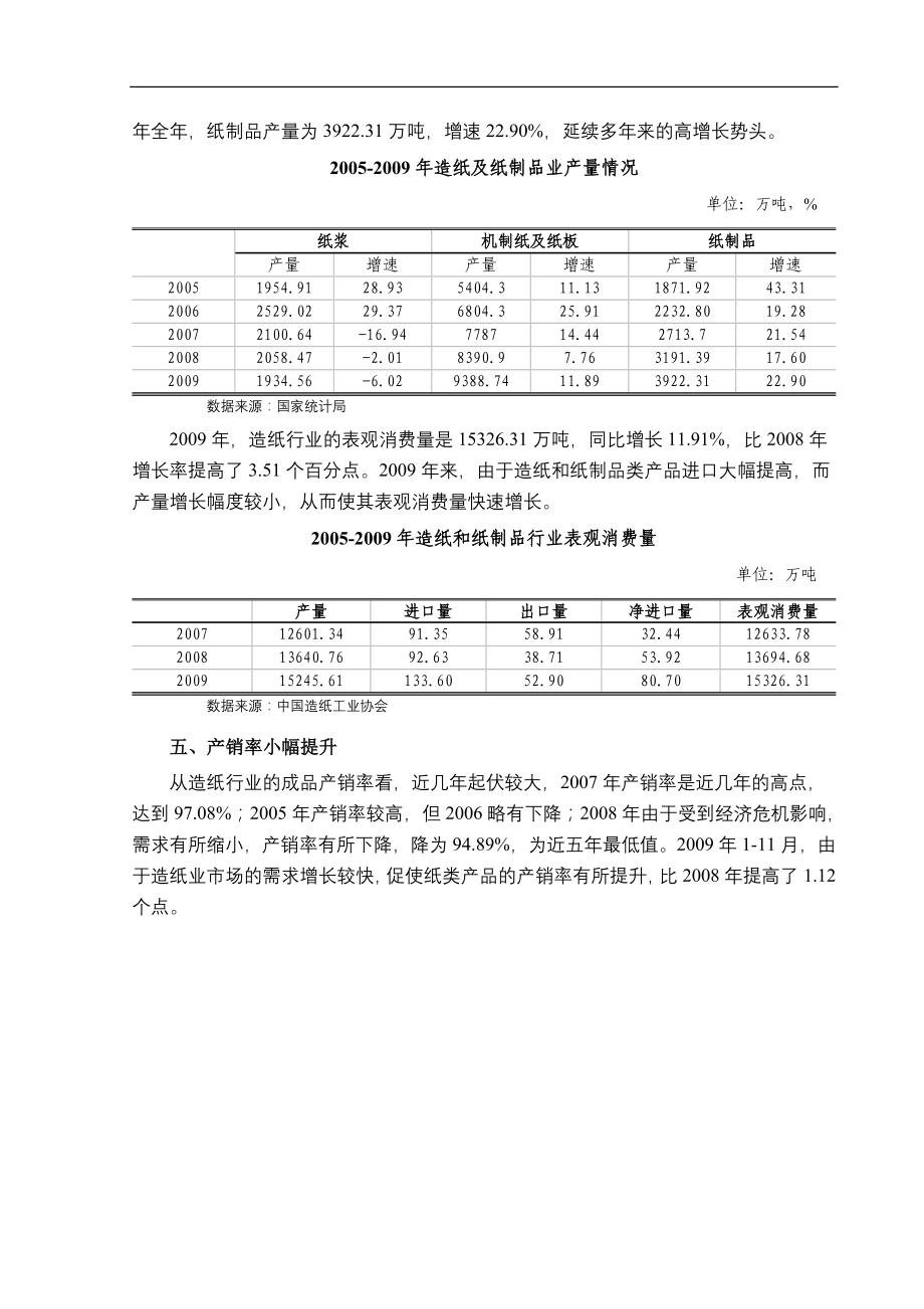 （行业分析）年造纸行业风险分析报告造纸及纸制品业包括纸浆制造_第3页