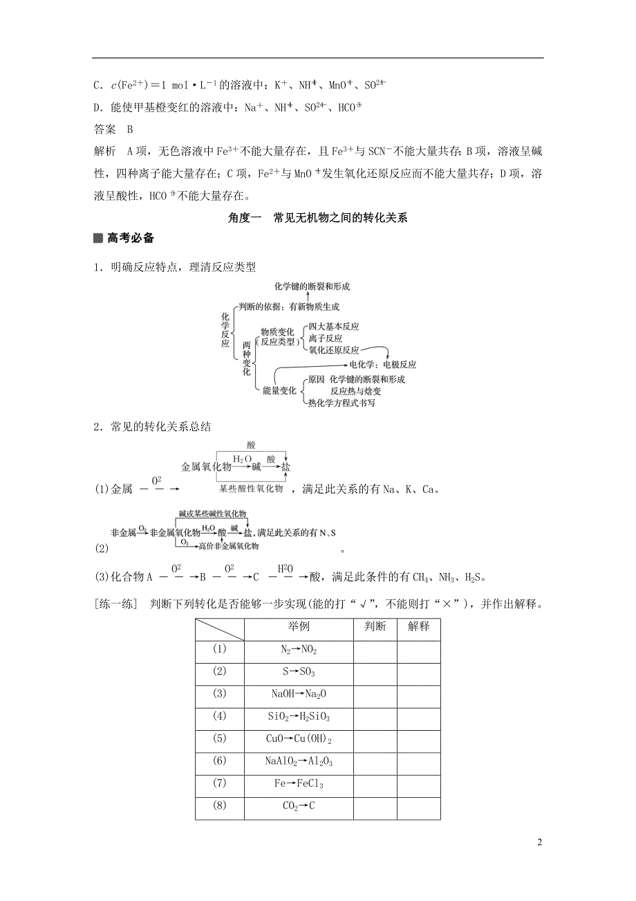 高考化学三个月选择题满分策略第一篇二机物及转化复习题.doc_第2页