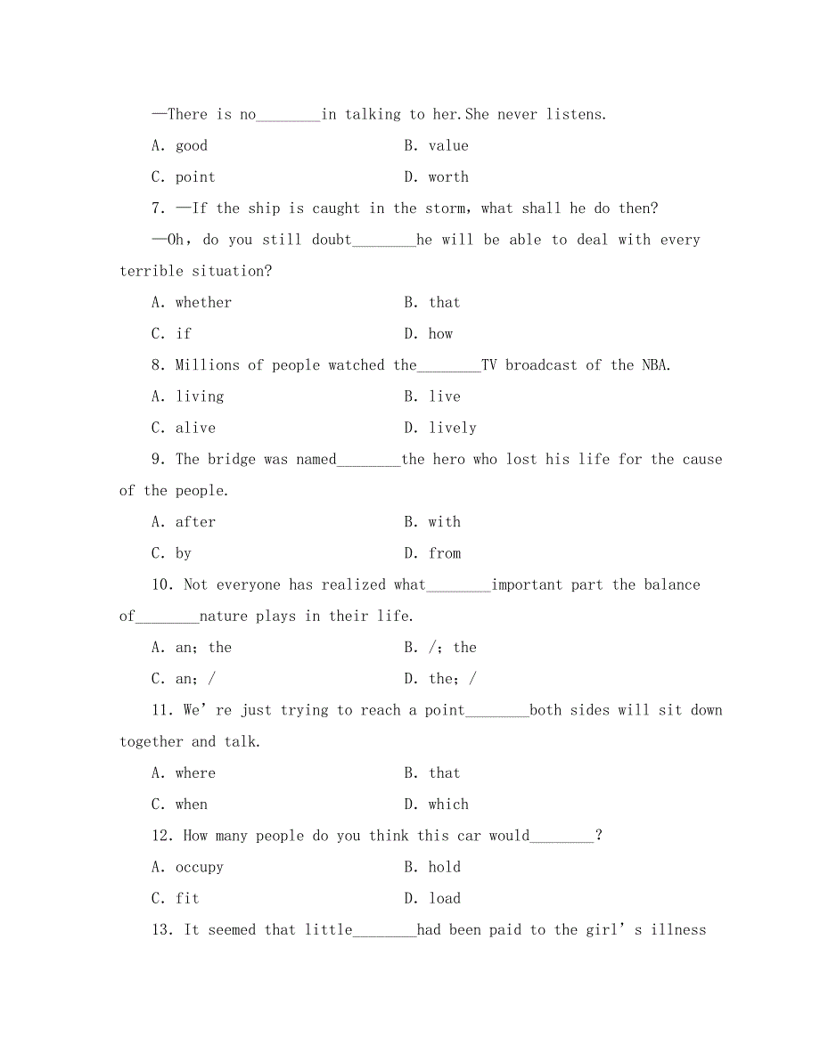 （山东）《龙门亮剑》2020高三英语一轮课时作业 Module 1 外研版选修7_第2页