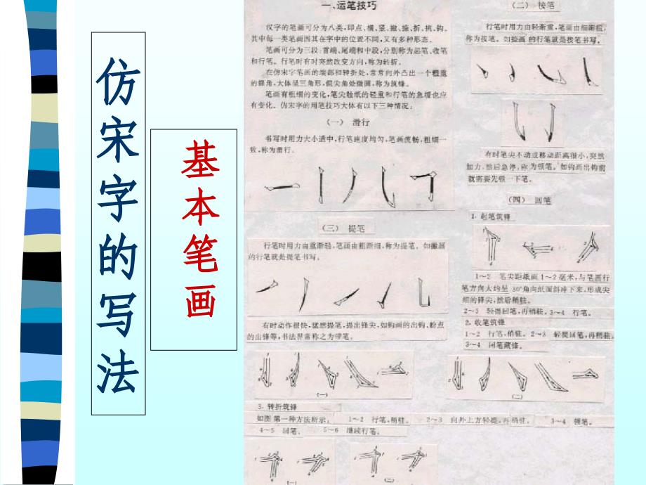 仿宋字的运笔规范;仿宋字的写法讲课教案_第2页